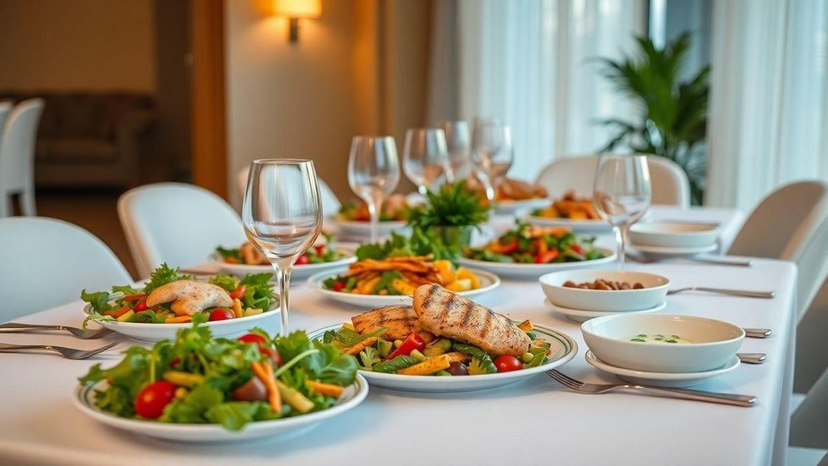Receitas rápidas para jantares saudáveis
